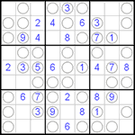 Судоку “Чет-нечет” 9х9 #18 средний