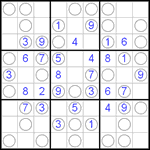 Судоку “Чет-нечет” 9х9 #20 средний