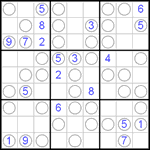 Судоку “Чет-нечет” 9х9 #1 трудный