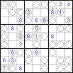 Судоку “Чет-нечет” 9х9 #2 трудный