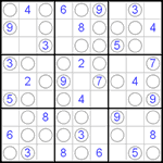 Судоку “Чет-нечет” 9х9 #8 трудный