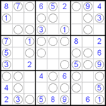 Судоку “Чет-нечет” 9х9 #9 трудный