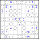 Судоку “Чет-нечет” 9х9 #11 трудный