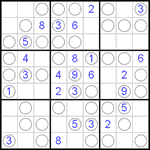 Судоку “Чет-нечет” 9х9 #12 трудный