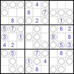 Судоку “Чет-нечет” 9х9 #14 трудный