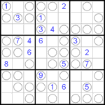 Судоку “Чет-нечет” 9х9 #15 трудный