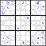 Судоку “Чет-нечет” 9х9 #3 очень трудный