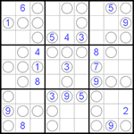 Судоку “Чет-нечет” 9х9 #10 очень трудный