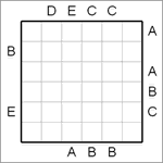 Алфавит 6х6 #7 средний Алфавит 6х6 #7 средний