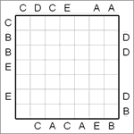 Алфавит 7х7 #6 средний