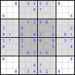 Судоку-бабочка #4 легкий