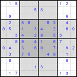 Судоку-бабочка #5 легкий