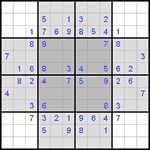 Судоку-бабочка #8 легкий