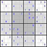 Судоку-бабочка #5 средний