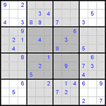 Судоку-бабочка #8 средний