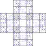 Судоку-сохей #3 легкий