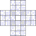 Судоку-сохей #4 легкий