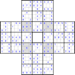 Судоку-сохей #6 легкий
