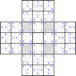 Судоку-сохей #8 легкий