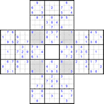 Судоку-сохей #9 легкий