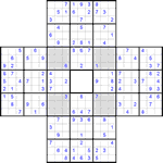 Судоку-сохей #10 легкий