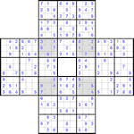 Судоку-сохей #1 средний