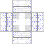 Судоку-сохей #2 средний