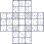 Судоку-сохей #3 средний