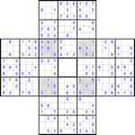 Судоку-сохей #4 средний