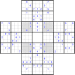 Судоку-сохей #1 очень трудный