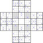 Судоку-сохей #2 очень трудный