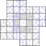 Судоку-мельница #1 легкий
