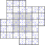 Судоку-мельница #2 легкий