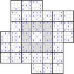 Судоку-мельница #3 легкий