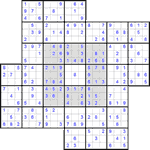 Судоку-мельница #4 легкий