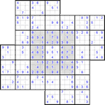 Судоку-мельница #5 легкий