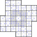 Судоку-мельница #8 легкий