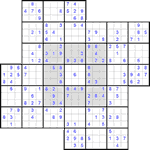 Судоку-мельница #9 легкий