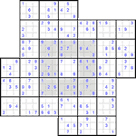 Судоку-мельница #10 легкий