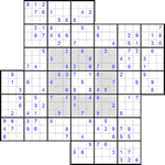 Судоку-мельница #3 средний