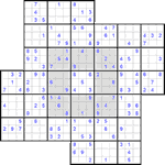 Судоку-мельница #4 средний