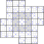 Судоку-мельница #5 средний