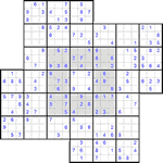 Судоку-мельница #6 средний
