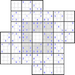 Судоку-мельница #7 средний