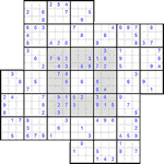 Судоку-мельница #8 средний