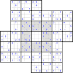 Судоку-мельница #9 средний