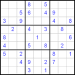 Судоку 9х9 #101 средний Судоку 9х9 #101 средний