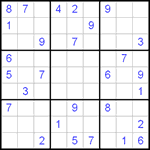 Судоку 9х9 #115 средний Судоку 9х9 #115 средний