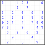 Судоку 9х9 #116 средний Судоку 9х9 #116 средний