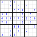 Судоку 9х9 #117 средний Судоку 9х9 #117 средний